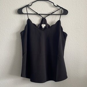 J.Crew Mercantile Women's Scalloped Crepe Cami Size 4